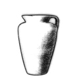 anfora in cotto: h 63 cm diametro 44 cm